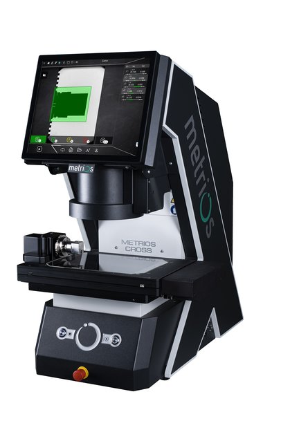 Metrios Re-Light optical measuring machine accommodates both flat and cylindrical parts